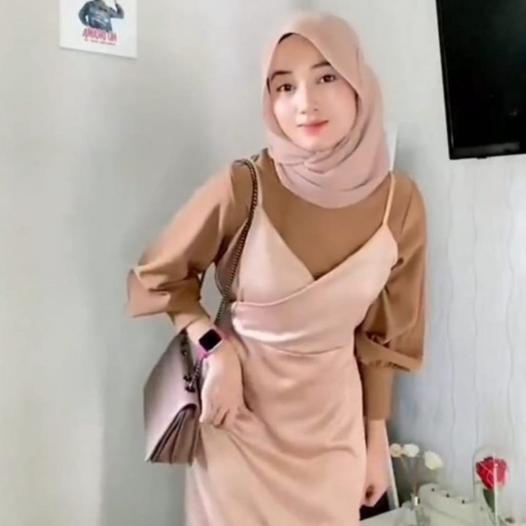 NEW DRESS SATIN KIMONO GAYA KOREAN // ATASAN WANITA // DRESS POLOS // DRESS KONDANGAN TERBARU // FAH