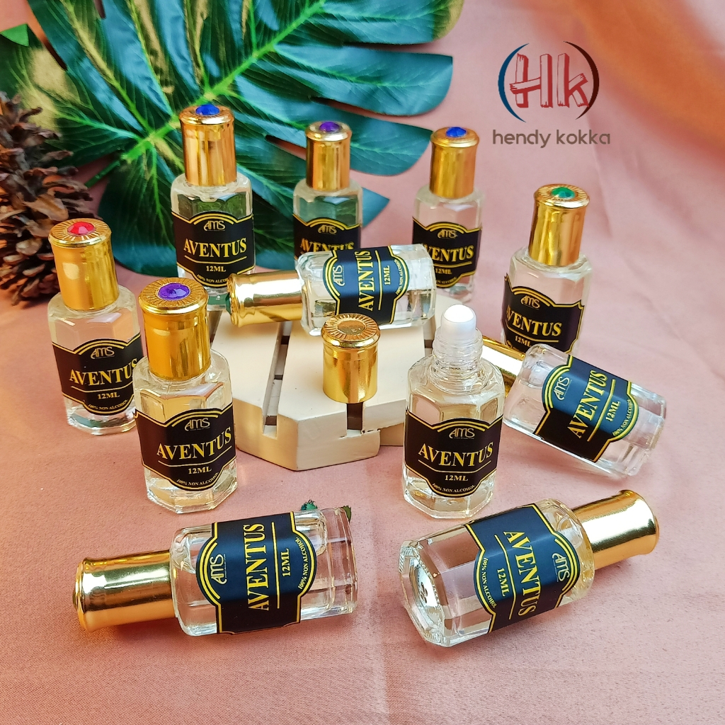 PARFUM SHALAT AVENTUS ISI 12ML FULL BIANG WANGI TAHAN LAMA