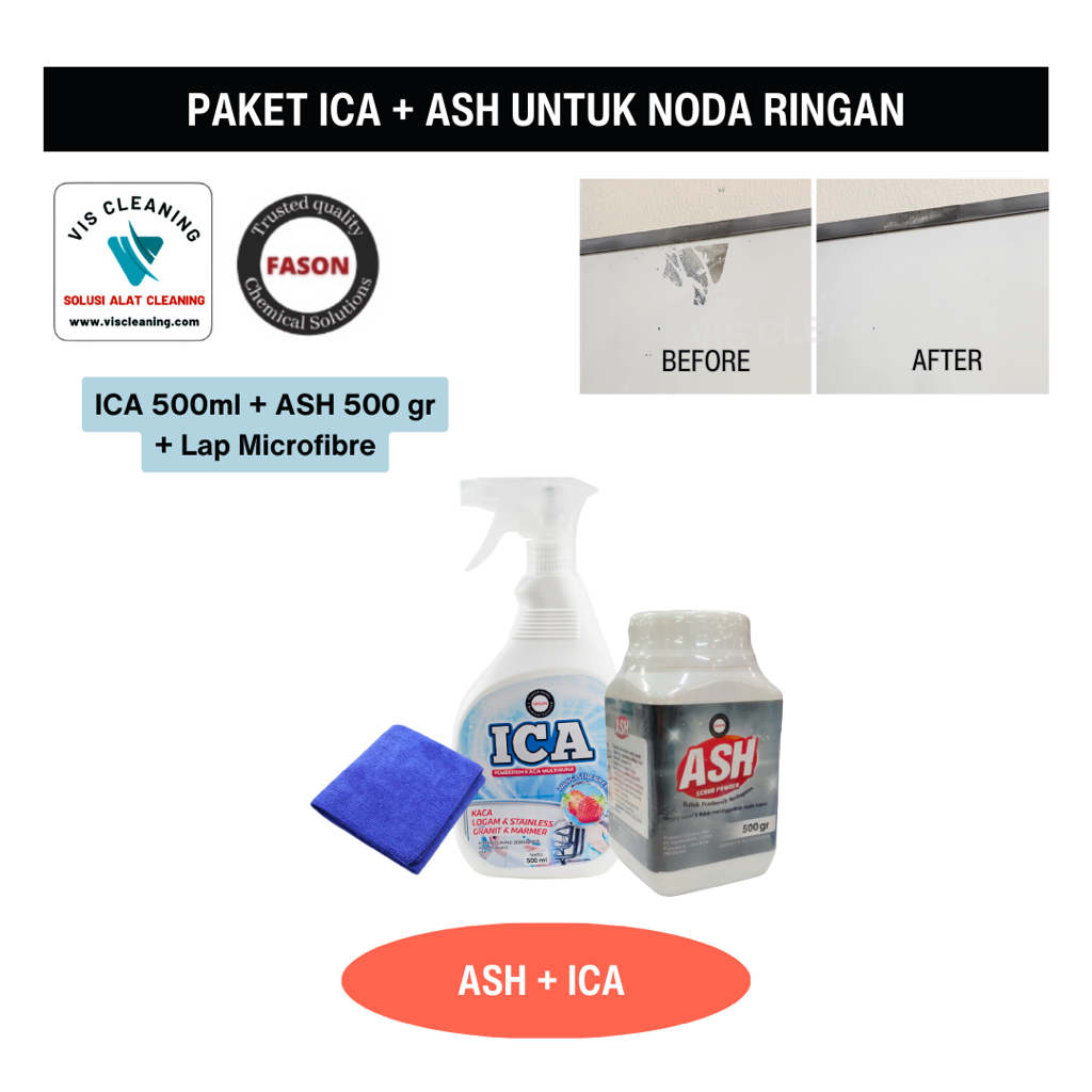 Paket Pembersih Noda Ringan - FASON ASH + ICA