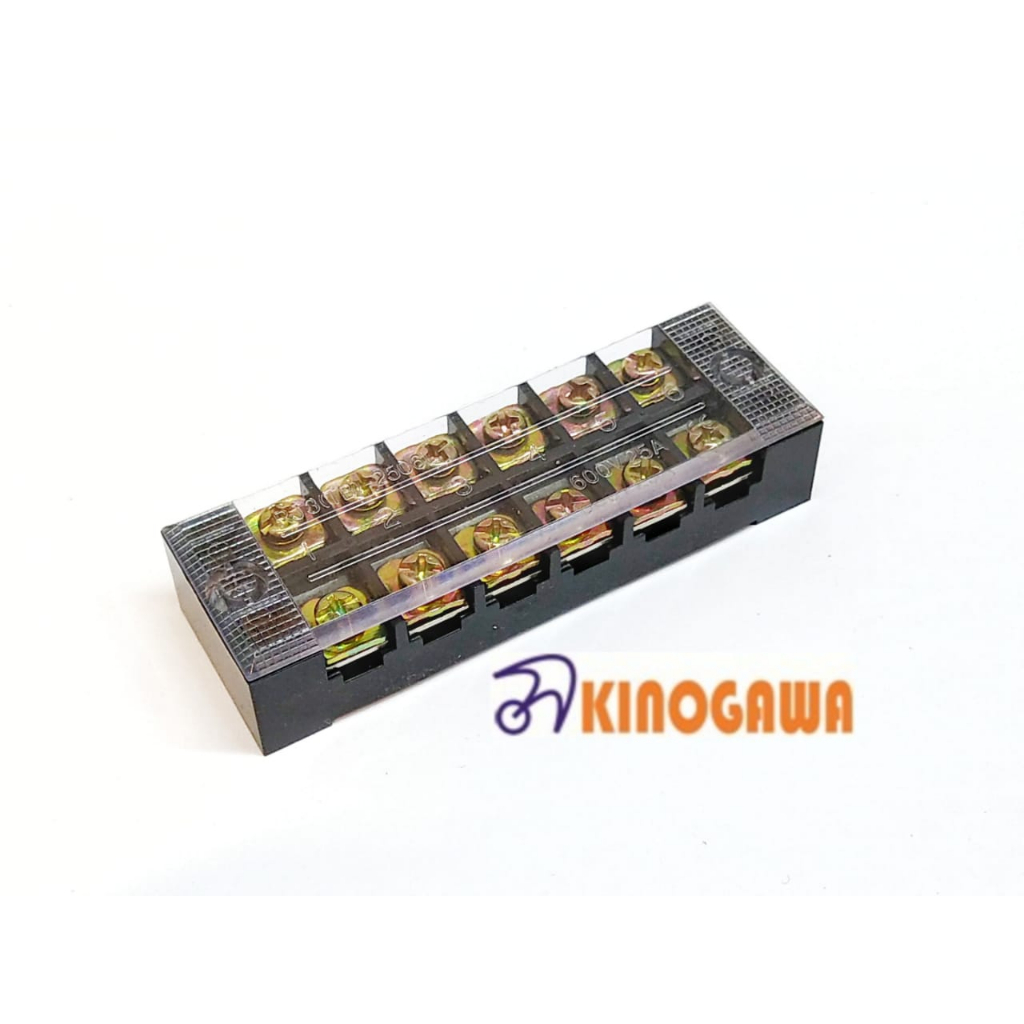 KINOGAWA TERMINAL BLOK TB- 2506 Komponen Panel Listrik Perakitan Proyek Industri Komponen Panel List