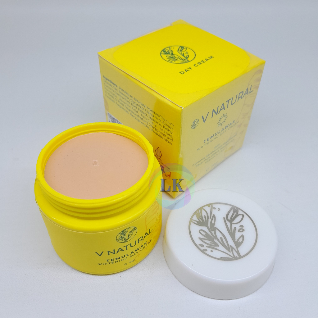 CREAM WHITENING V NATURAL TEMULAWAK SIANG / CRRAM V NATURAL TEMULAWAK ORIGINAL