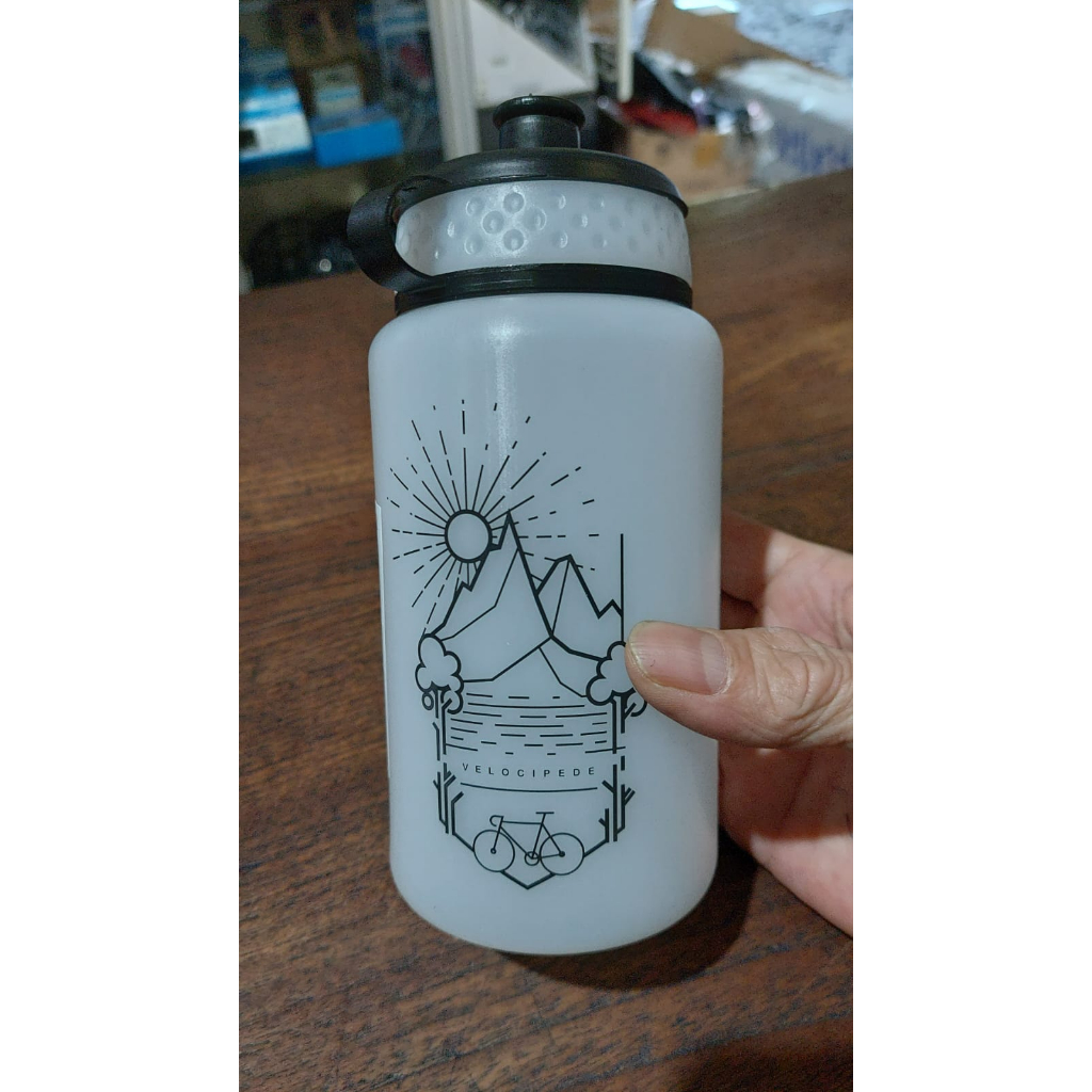 TEMPAT AIR BOTOL MINUM SEPEDA POLYGON 550 1000 ML 550ML 1000ml 1 Liter BIDON HITAM MERAH BOTTLE / bo