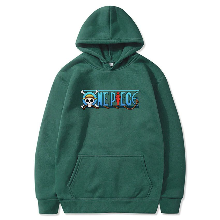 ONE PIECE LOGO Hoodie Sweater Anime Manga || Unisex Size L - XXL