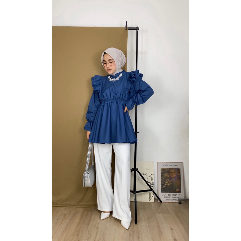 AGITA TOP KOREAN STYLE ELEGAN CANTIK SIMPLE KEKINIAN
