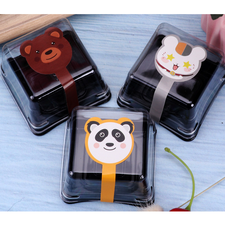 

[DZ] PKG04 - Label Kue Tart Mooncake Cake Karakter Animal Lucu