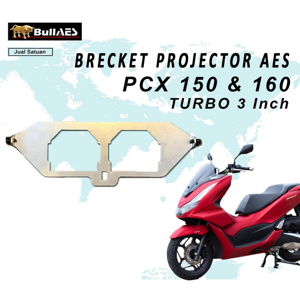Brecket Retrofit Projector TURBO 3 Inch Segala Motor