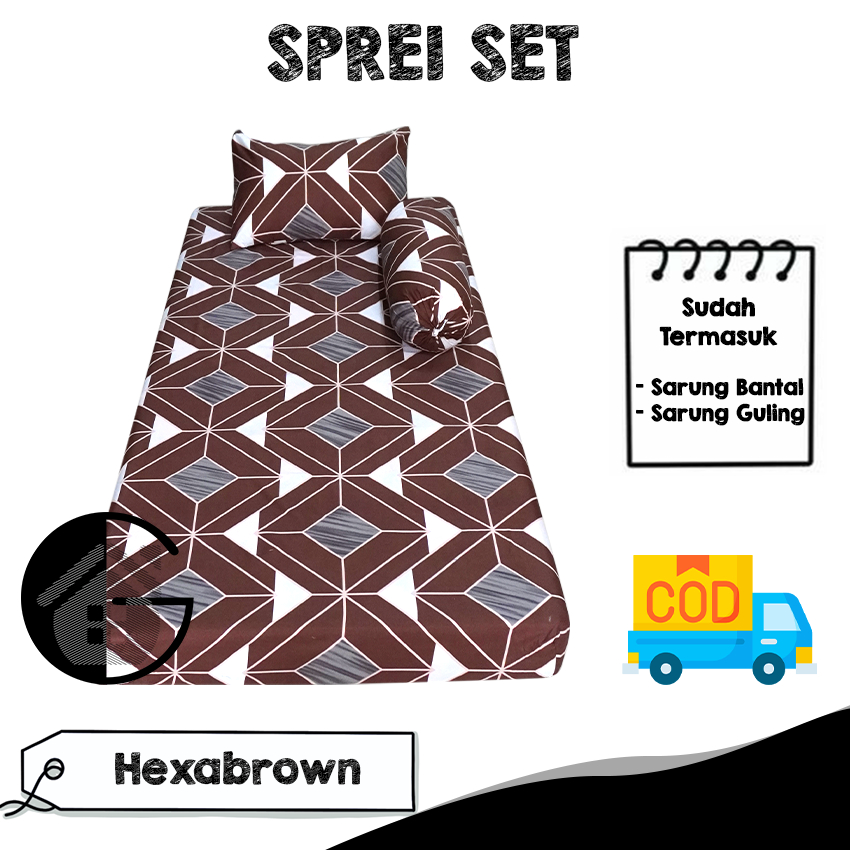 Sprei single Aesthetic Ukuran 90x200x15 no 4