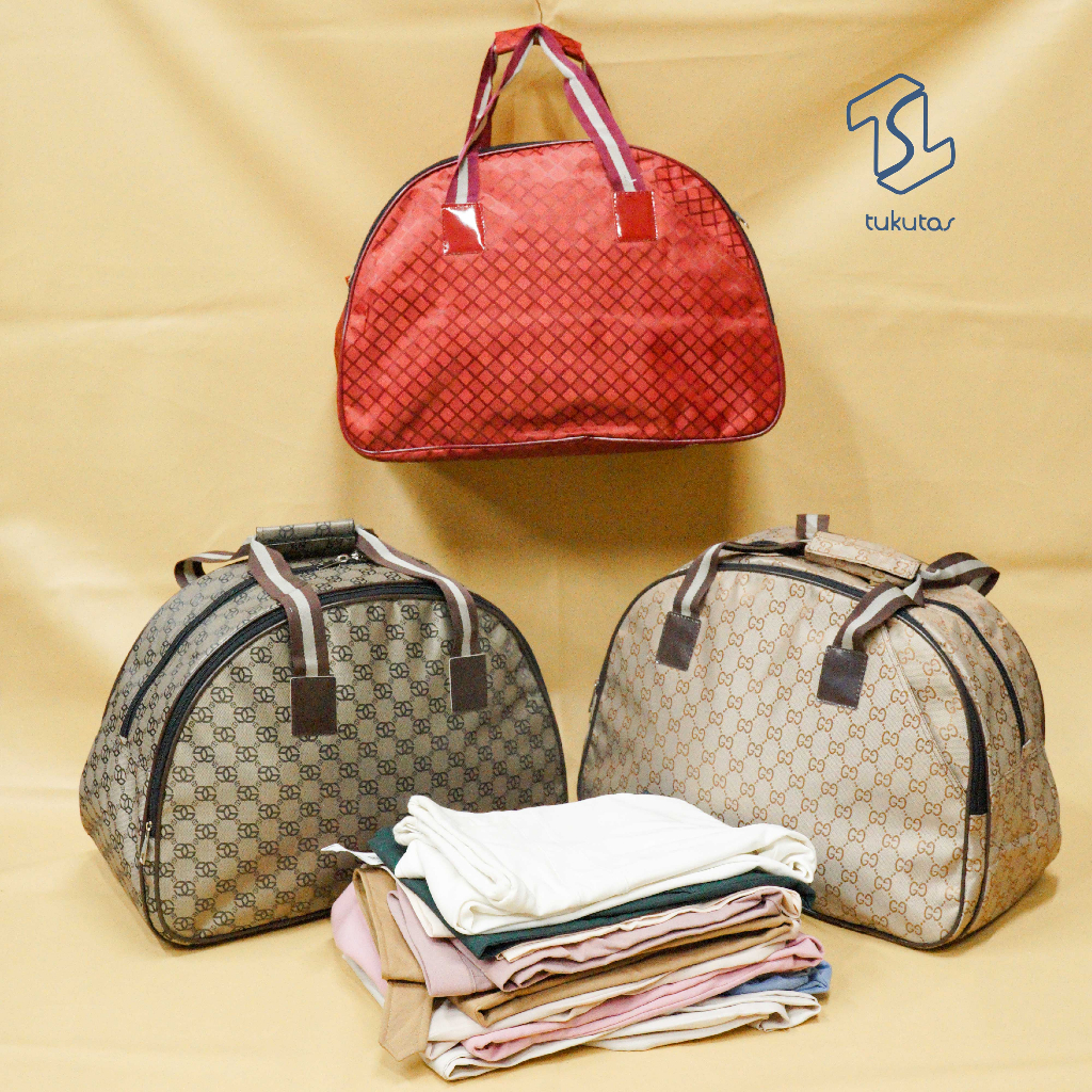 TAS TRAVEL BAG LV DAMIER TAS PAKAIAN TAS DUFFEL TAS WANITA UNISEX