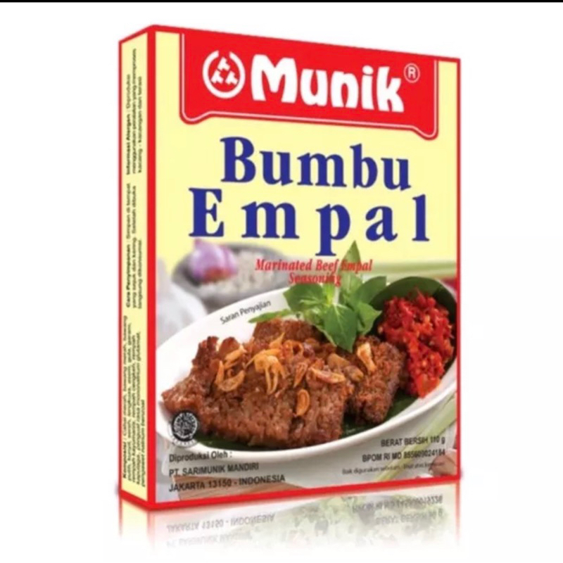 

Munik Bumbu Empal 110g exp. Des 2025