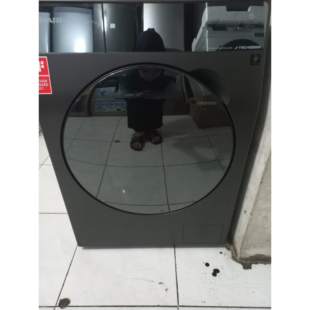 Mesin Cuci Front Loading SHARP ES-FL1410DPX (unit eksdisplay)