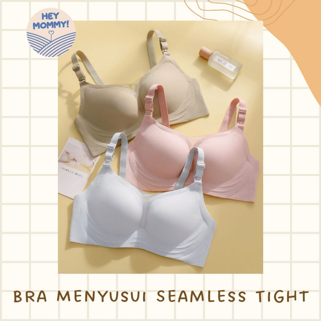 HEYMOMMY.ID - Bra Menyusui Seamless Tight ••| Nursing bra maternity bra bukan hello werme bukan moimoom bukan mooimom