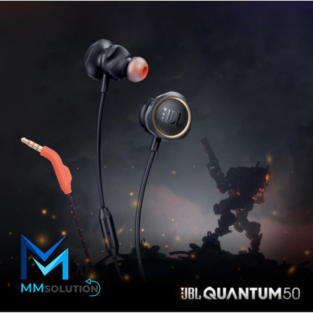 JBL Quantum 50 Wired In-Ear Headset Earphone Gaming Original