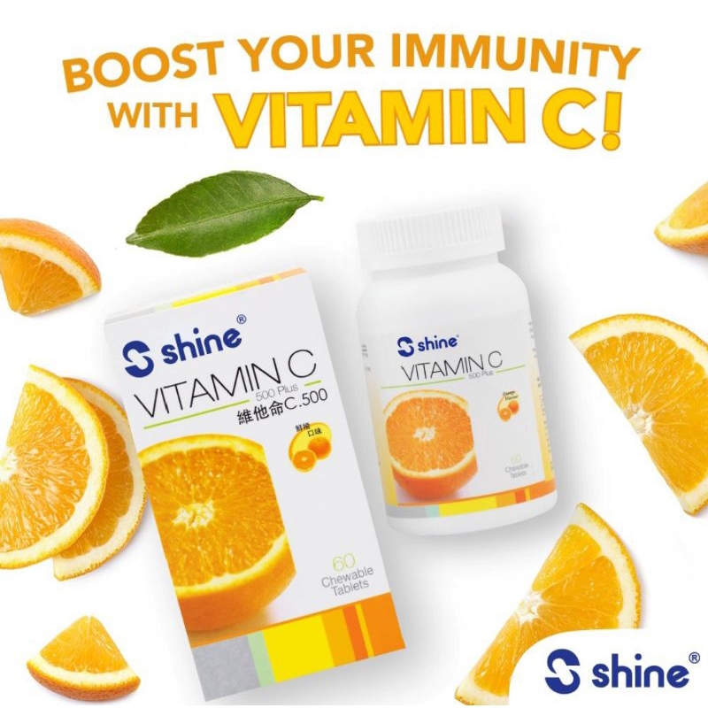 SHINE VITAMIN C PLUS Tablet Kunyah isi 60