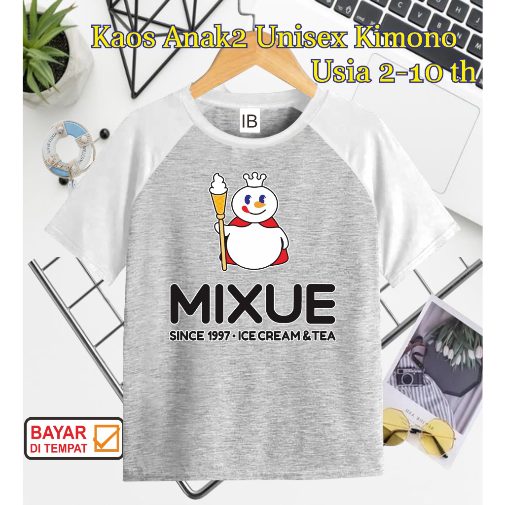 ((IB))KAOS ANAK2 UNISEX KIMONO/MIXUE DIGITAL SABLON