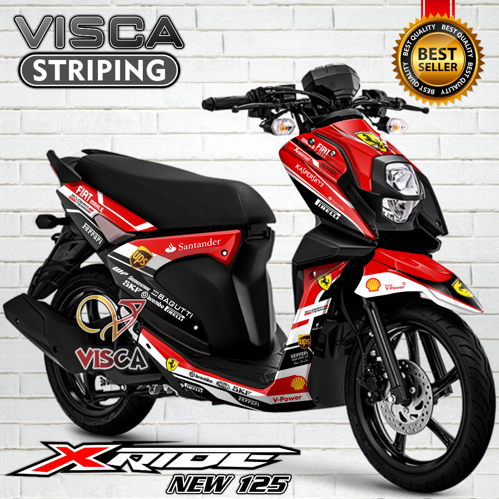 (PROMO SPECIAL) Decal X Ride 125 - Stiker X Ride 125 - Dekal X Ride 125 Full Body - Striping X Ride 