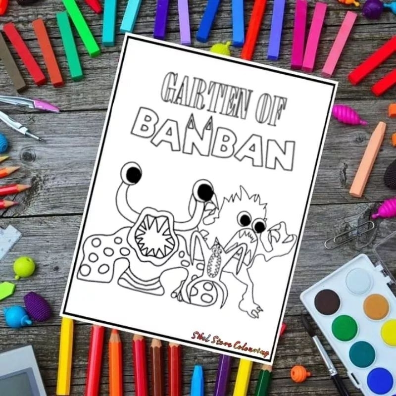 

Kertas Mewarnai Gambar Anak Tema Garten of Banban V2 - Kertas Brief Card