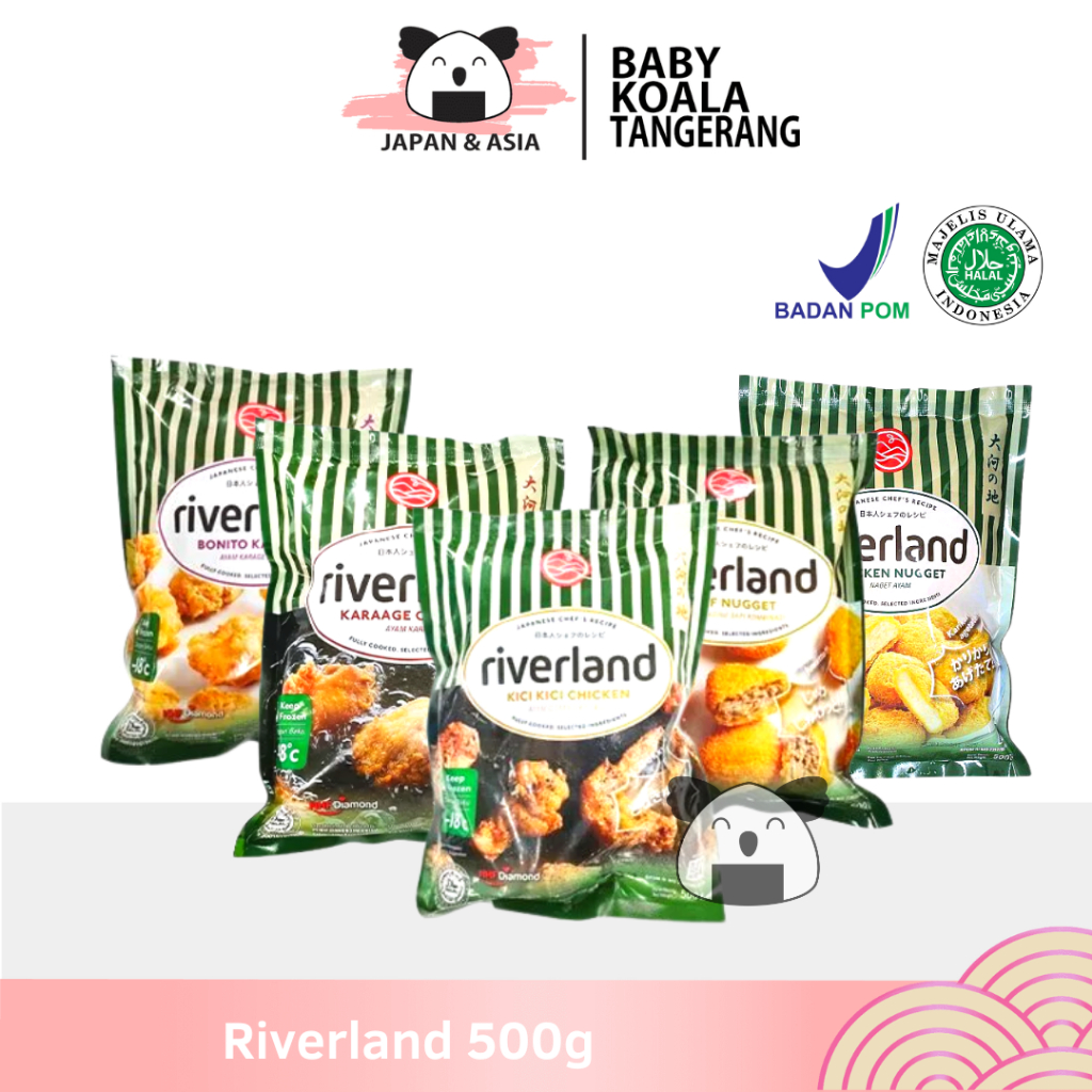

RIVERLAND Japanese Premium Nugget Chicken & Beef 500g Halal,,