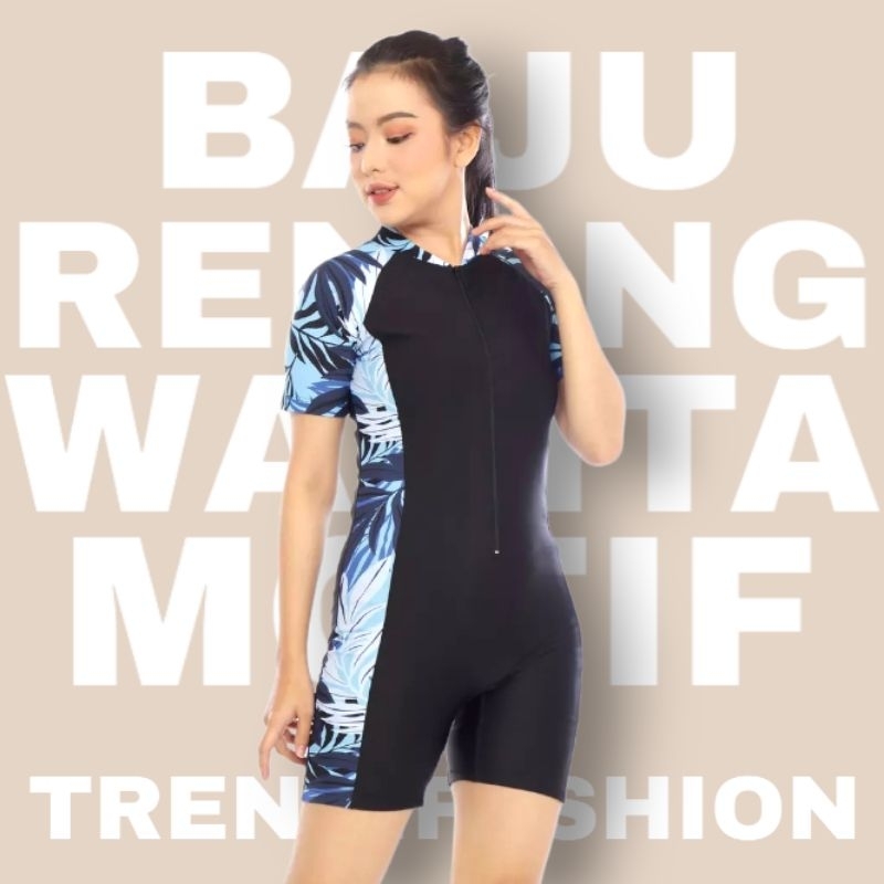 Baju Renang Wanita Motif - Baju Renang Diving