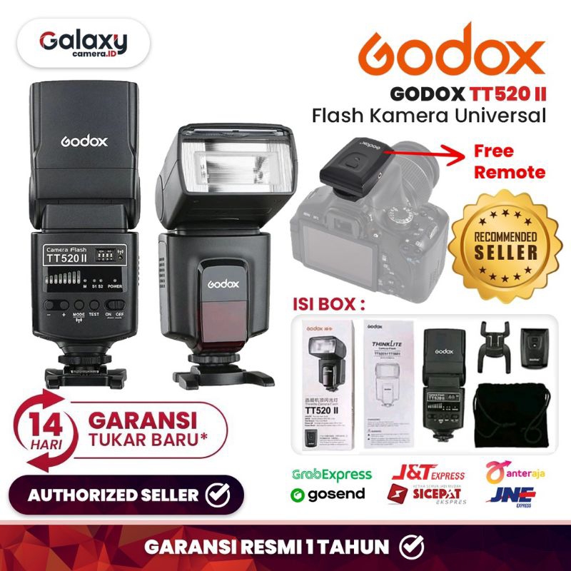 Flash godox TT520ii Universal/ flash kamera for canon/nikon/sony/fuji