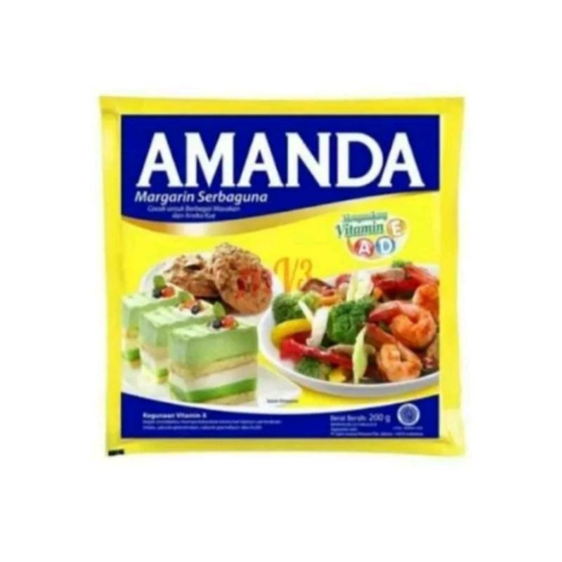 

margarine mentega amanda 200gr