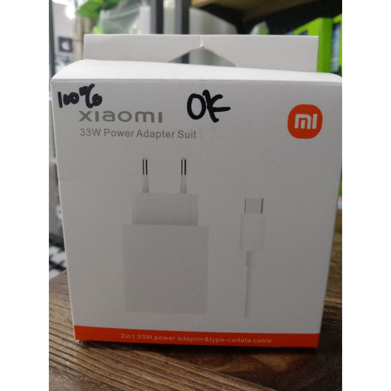 charger Xiaomi type c original 100% 33W