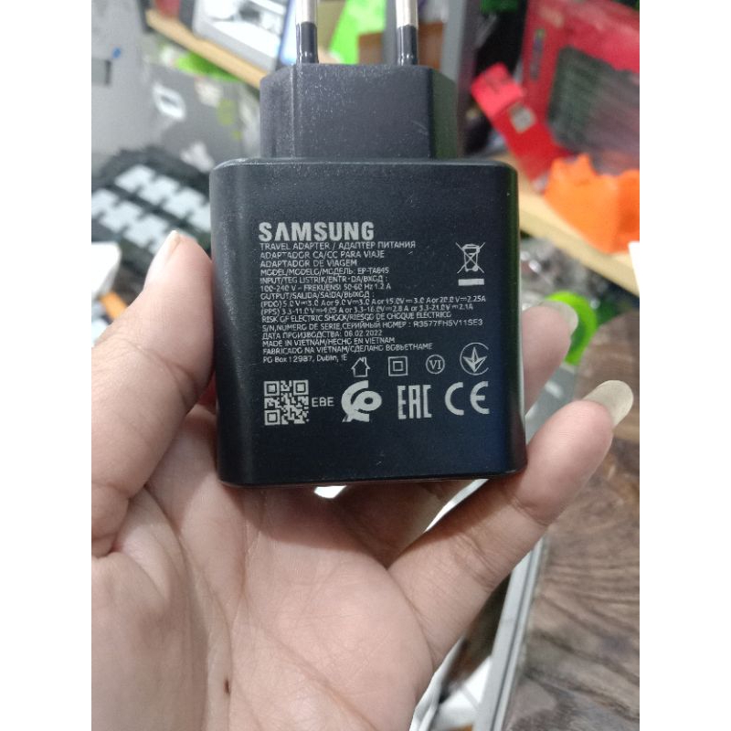 kepala charger Samsung original 45W