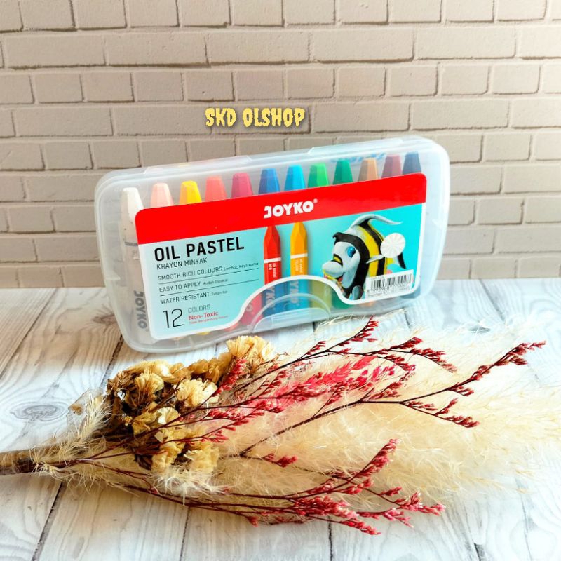 

KRAYON JOYKO 12 WARNA OIL PASTEL / CRAYON JOYKO 12 WARNA
