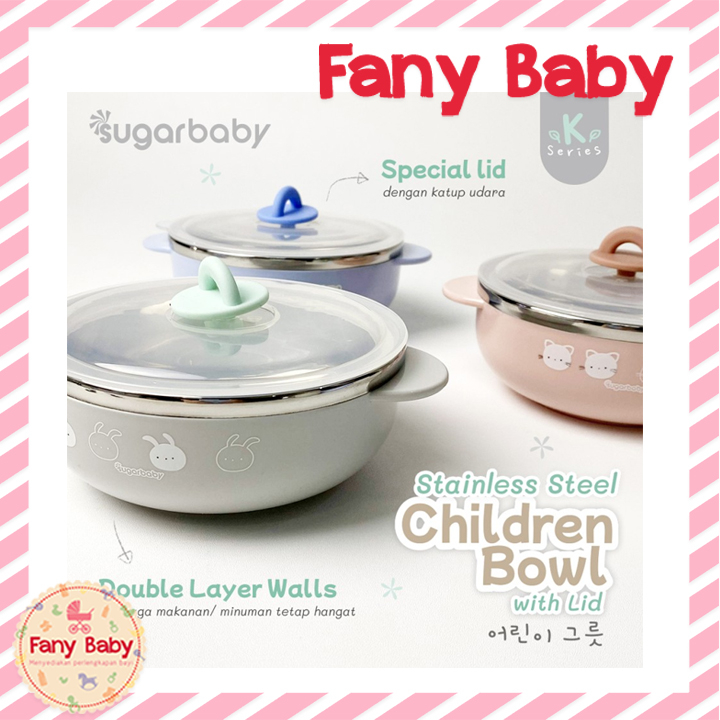 SUGAR BABY CHILDREN BOWL WITH LID