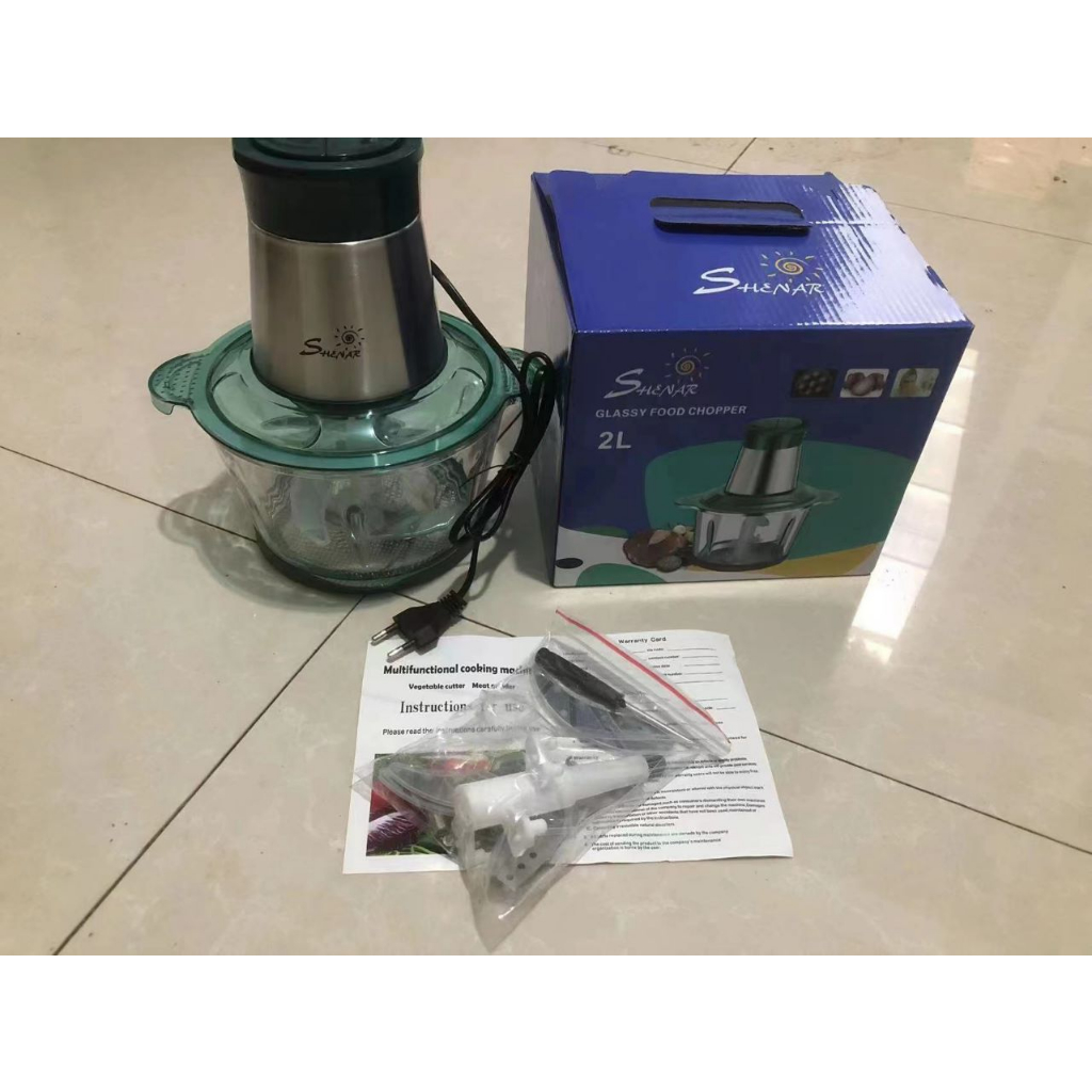 TERBARU-BLENDER CAPSULE CUTTER ELEKTRIK MEAT GRINDER FOOD PROCESOR/BLENDER KAPSUL 2L