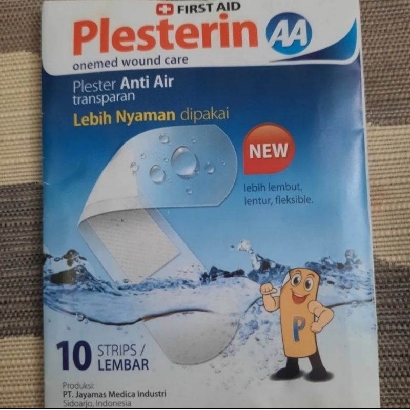 Plaster Anti Air Transparan Plasterin per box isi 10 pcs dan 100 pcs