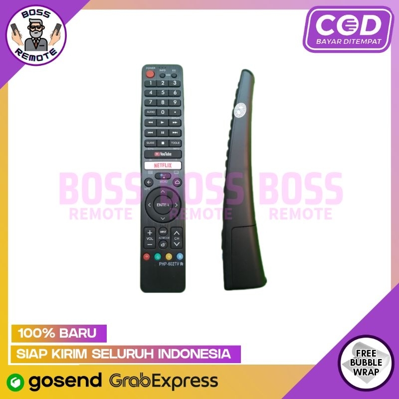 Remote TV SHARP LED/LCD Smart TV Aquos PHP-602 TV Android Grade Ori