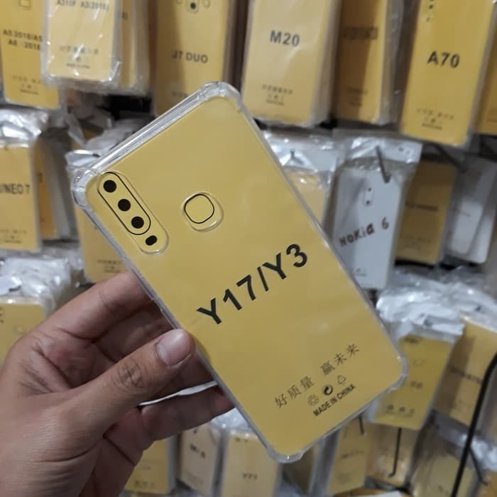Vivo Y12 / Y12i /  Y15 / Y17 Soft Case Silikon Anti Crack Cover Softcase Bening