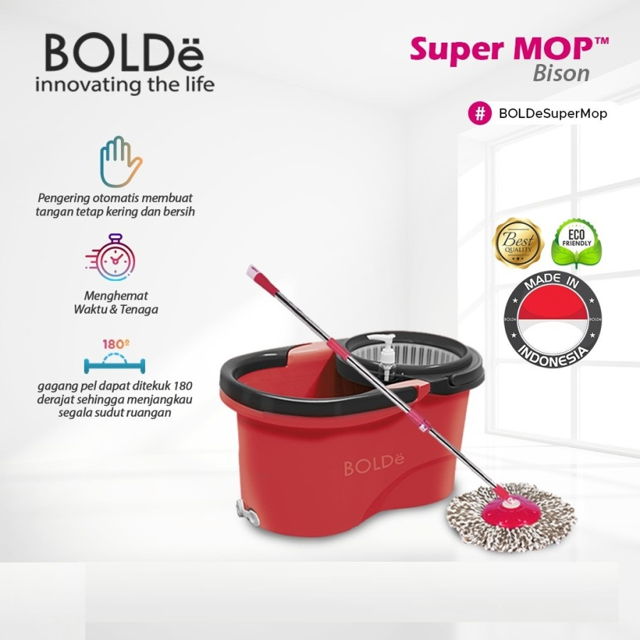 BOLDe Super Mop Bison Alat Pel Otomatis