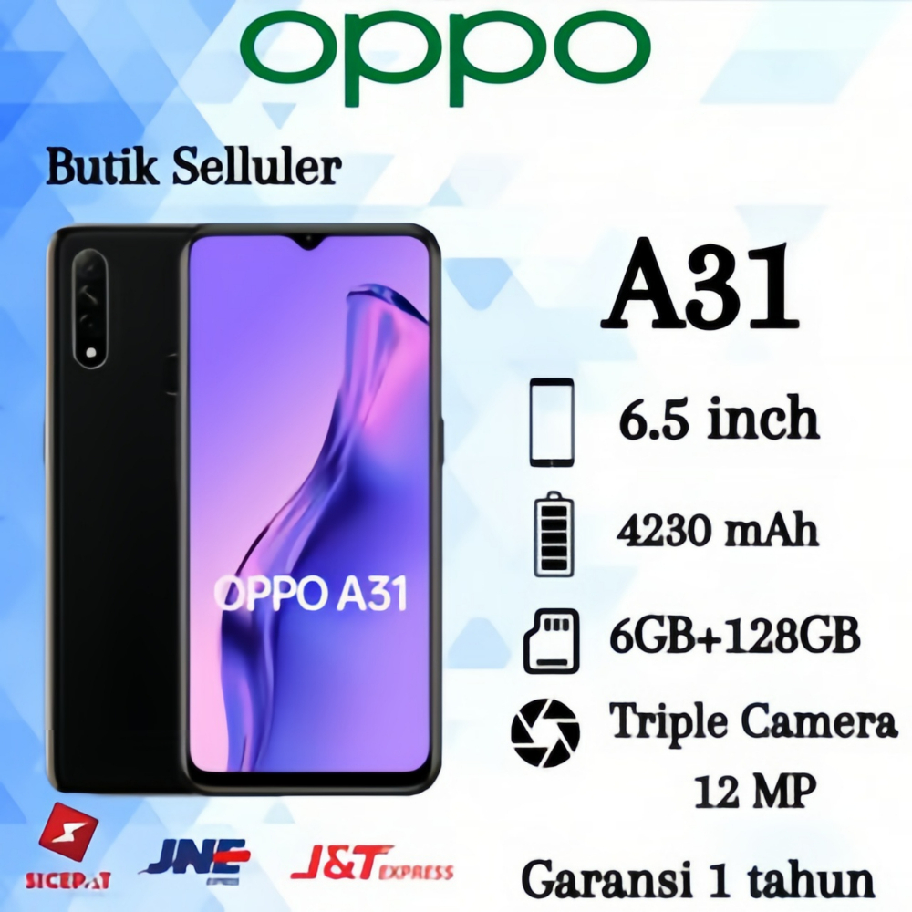 HP OPPO A31 6-64GB &amp; 6-128GB FULLSET Android Smartphone