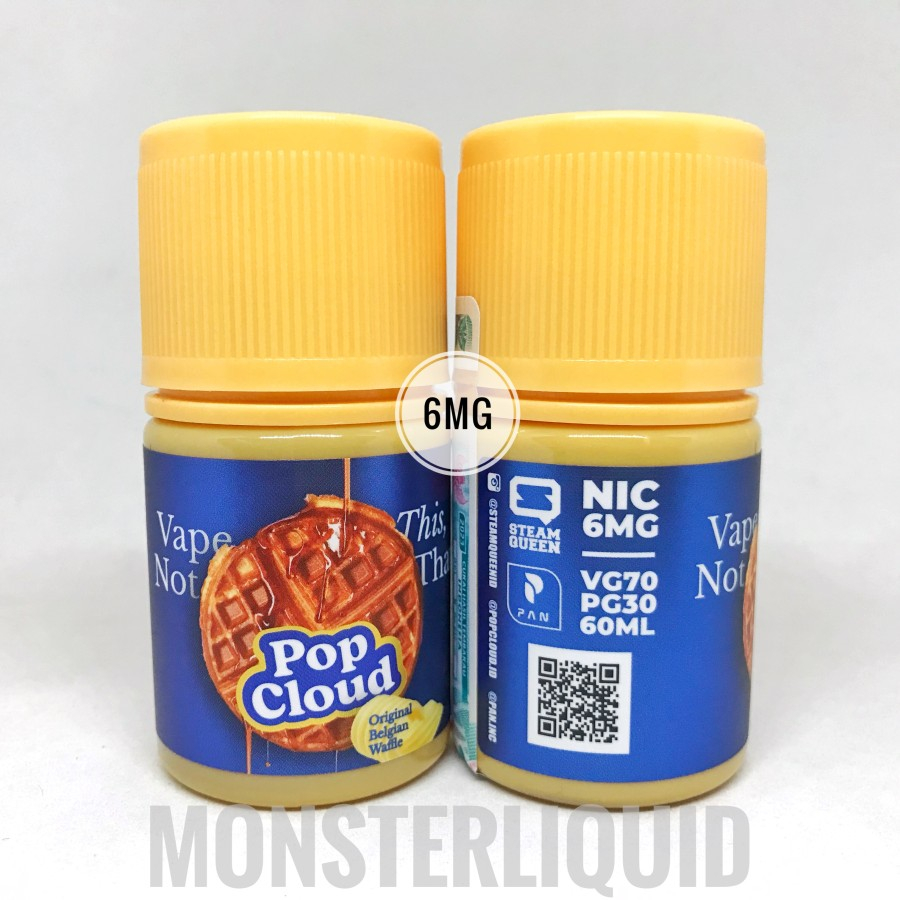 POP CLOUD ORIGINAL BELGIAN WAFFLE BY STEAMQUEEN 6MG 60ML