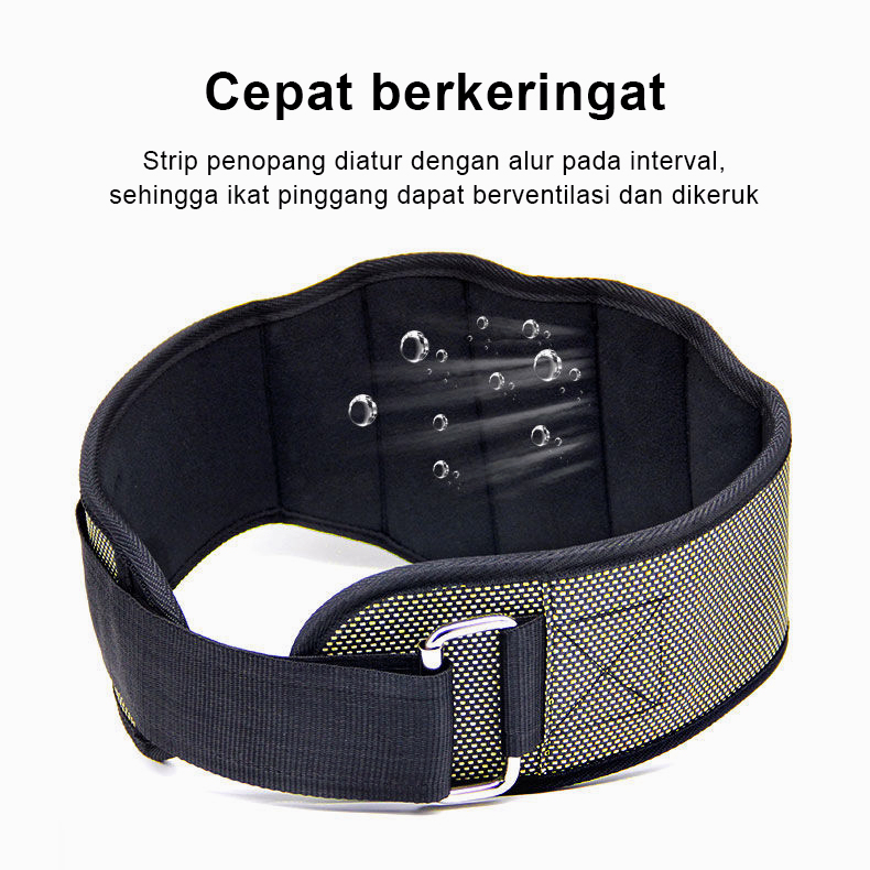 Sabuk Angkat Beban Gym Fitness Waist Support Safety Sports Belt