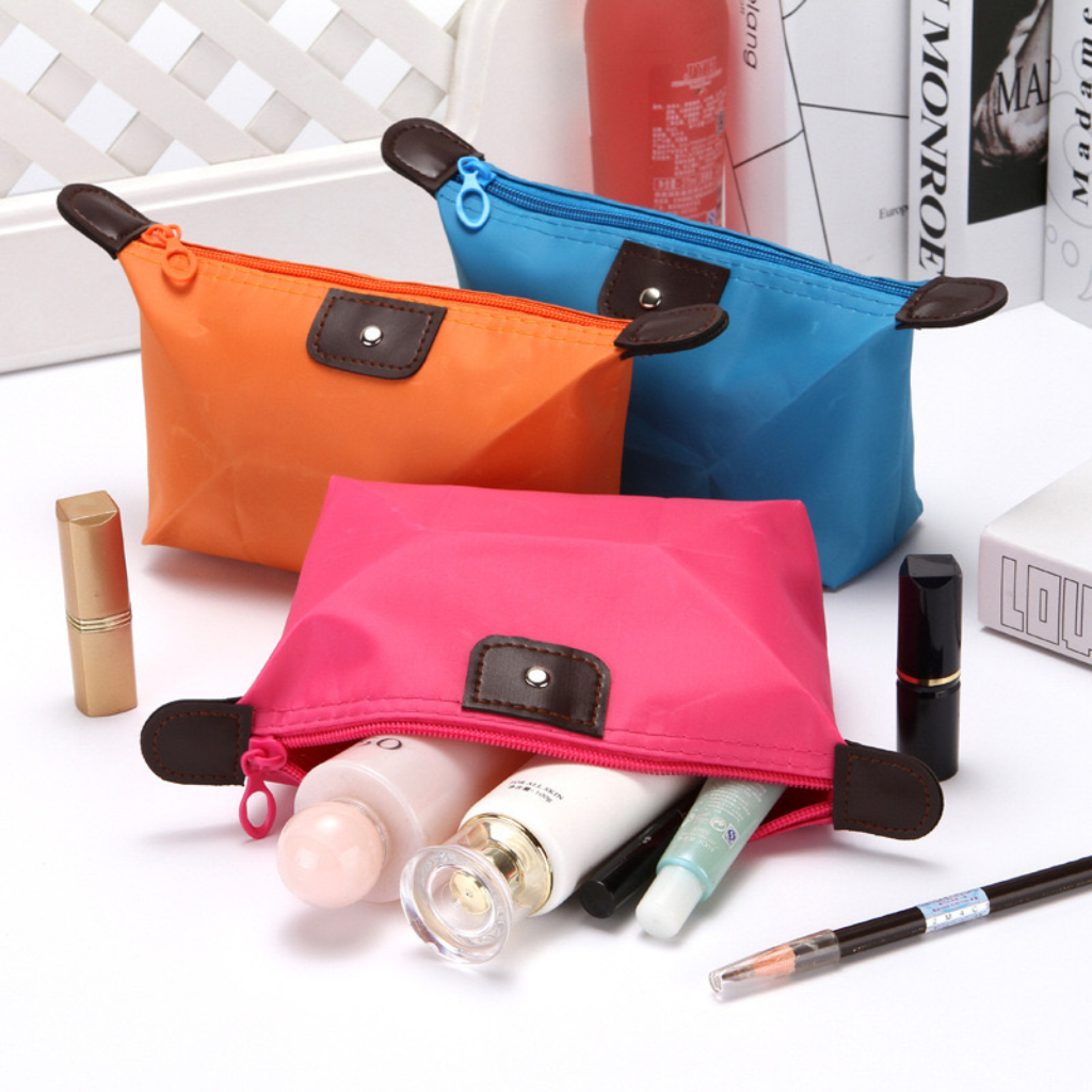 Tas Kosmetik Makeup Bag Organizer Cosmetic Pouch Colorfull Tahan Air Serbaguna