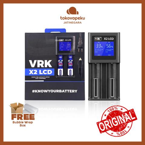 VRK X2 LCD CHARGER VRK X2 LCD CHARGER 2 SLOT ORI by VRK X PREVA