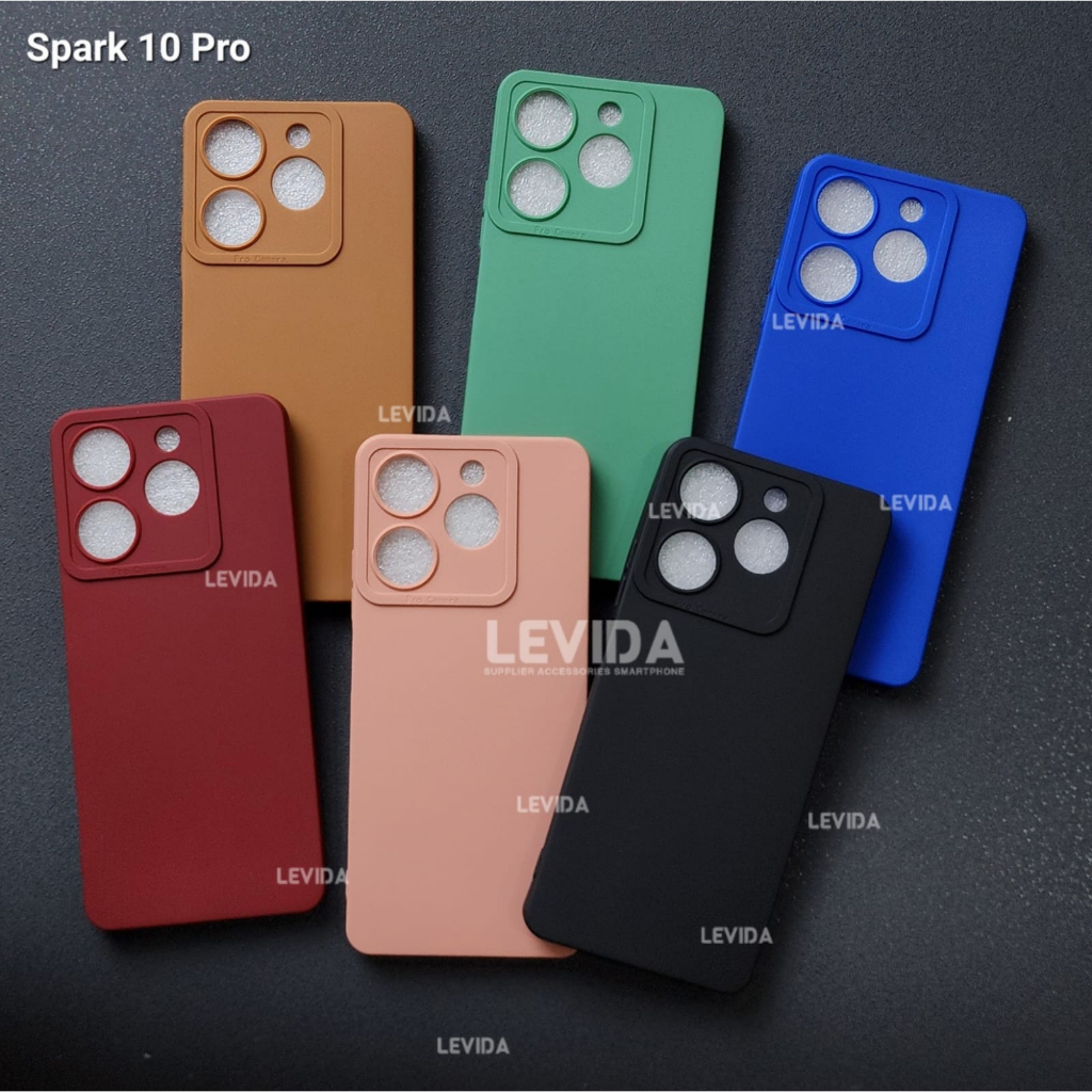 Tecno Spark 10c Tecno Spark 10 Nfc  Tecno Spark 10 Pro Nfc Softcase procamera Silicon Matte case Tec