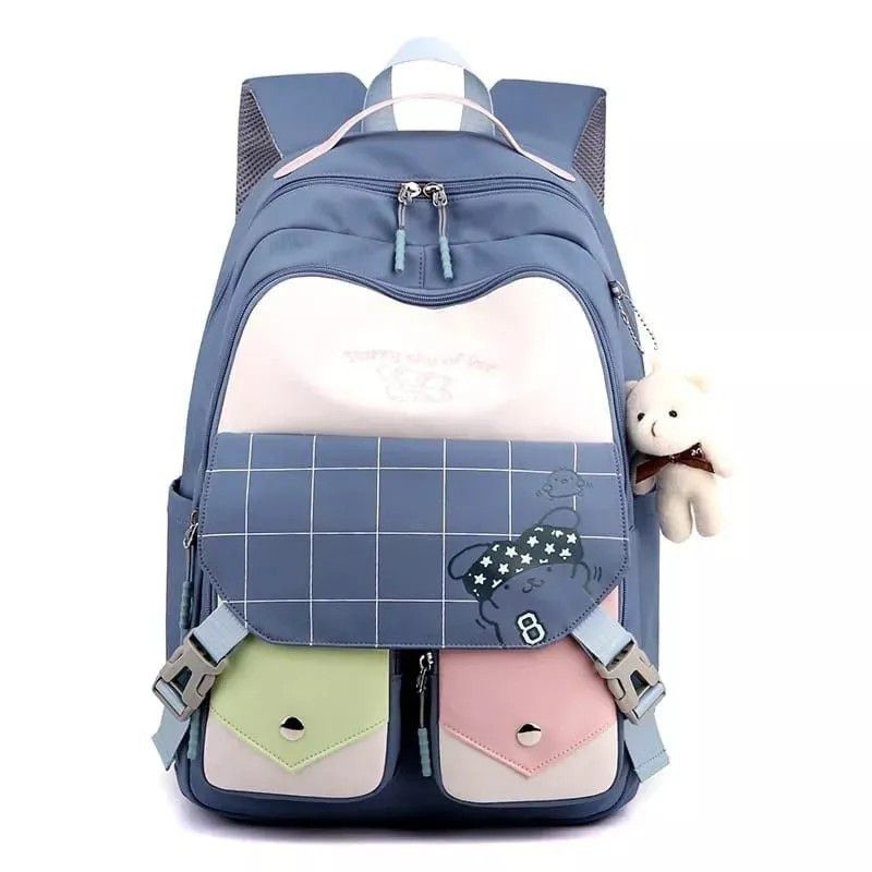 Tas Ransel sekolah gadis remaja fashion tas terbaru 2024 Ransel sekolah SD SMP SMA