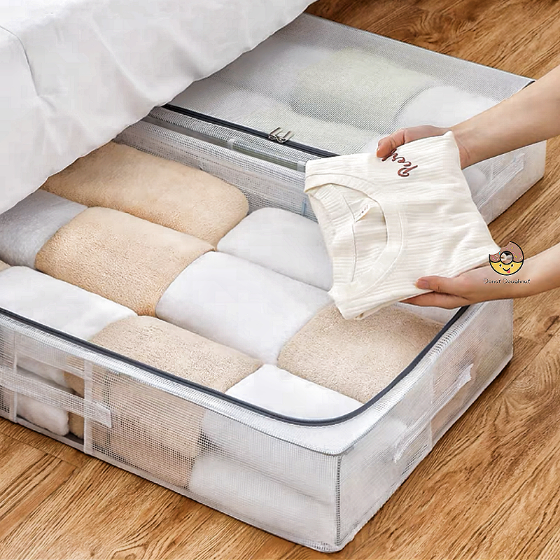 BOX PENYIMPANAN STORAGE BOX BESAR LIPAT KOTAK PENYIMPANAN PAKAIAN SERBAGUNA MAINAN BOX ORGANIZER BOX