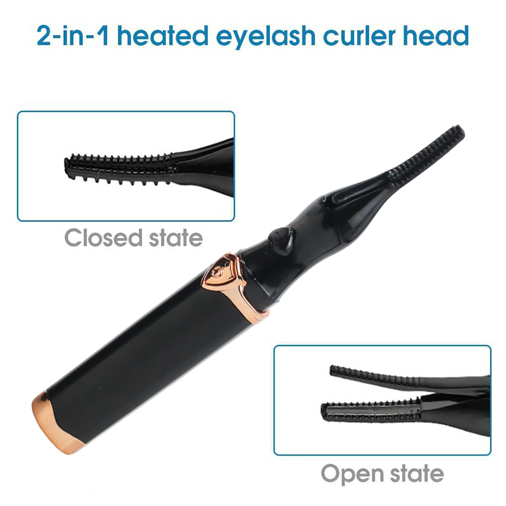 Pengeriting Bulu Mata Eyelashes Curling Electronic USB - HJ-008 - Black