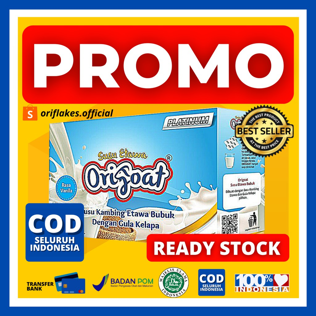 

PROMO !!! Origoat Susu Kambing Etawa Platinum Asam Lambung Maag Pencernaan