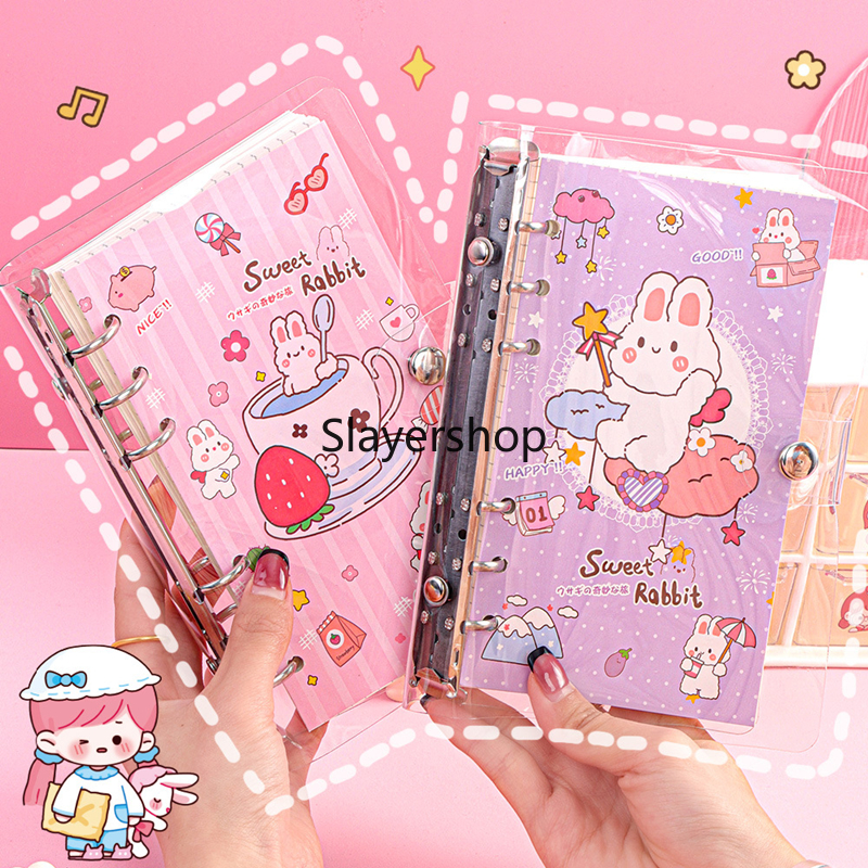 

Binder Note A6 100 lembar Lucu Karakter Character Daily Planner Aesthetic Estetik