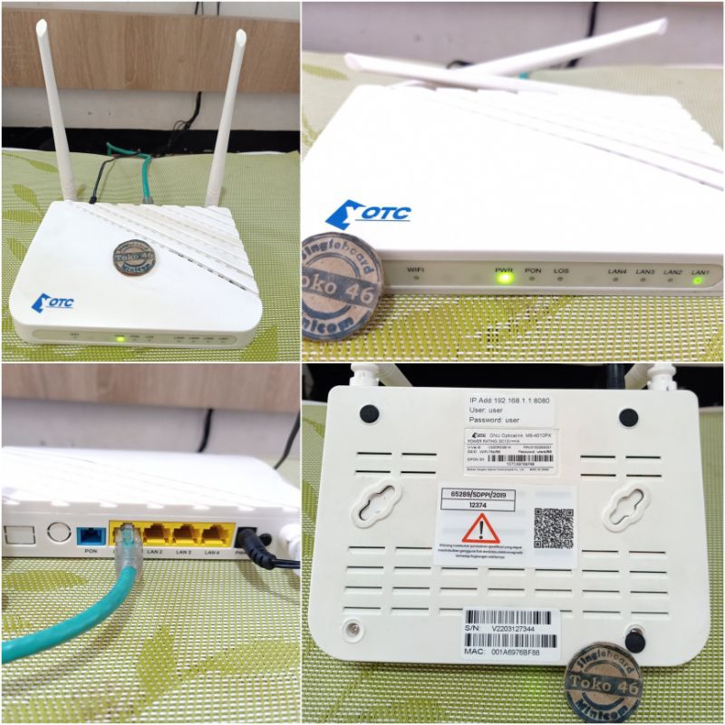 GPON XPON X PON ONT Yotc Opticalink M8-4010PX Antena 2
