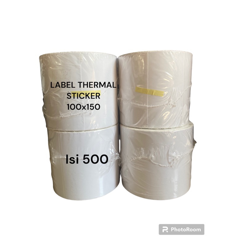 

TERMURAH LABEL THERMAL STICKER 100x150 isi 500pc ukuran A6