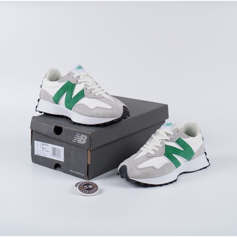 Sepatu New Balance 327 White Green