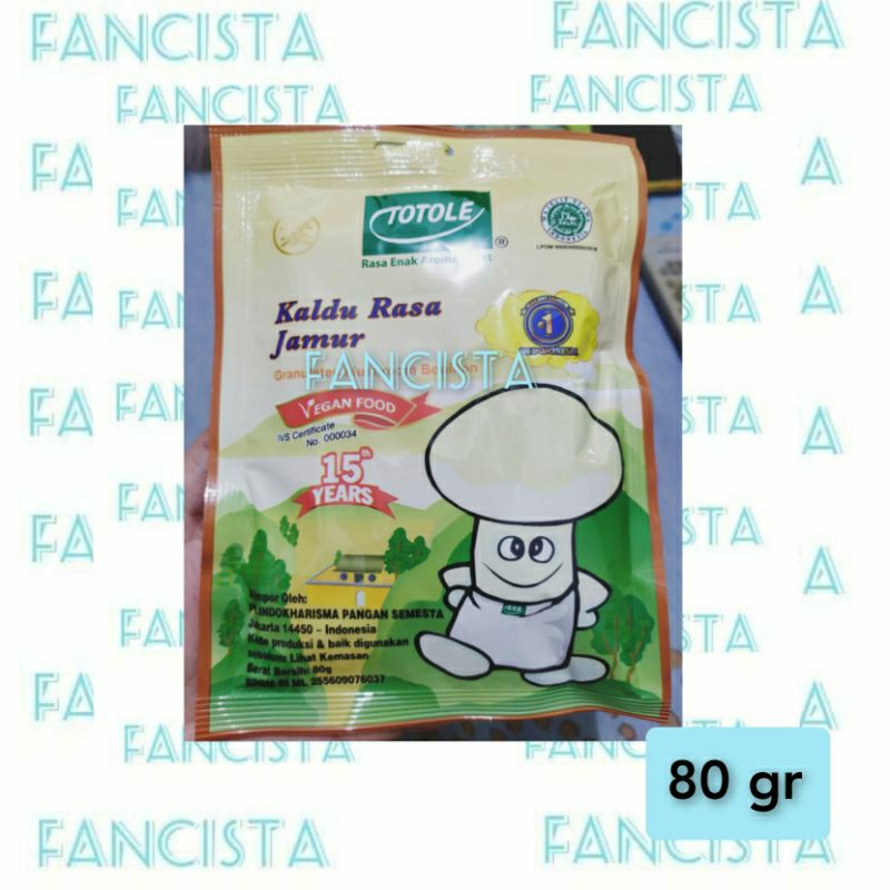 

Totole Kaldu Jamur 80gr 80 gr