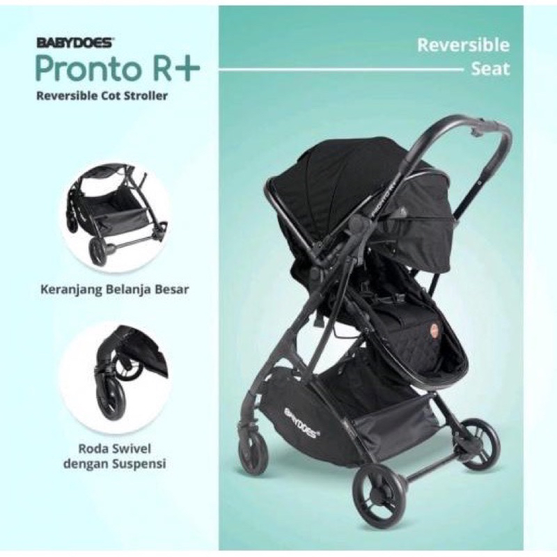Makassar - Stroller Baby Does / BabyDoes Pronto R+ (Reversible) / Kereta Dorong Bayi
