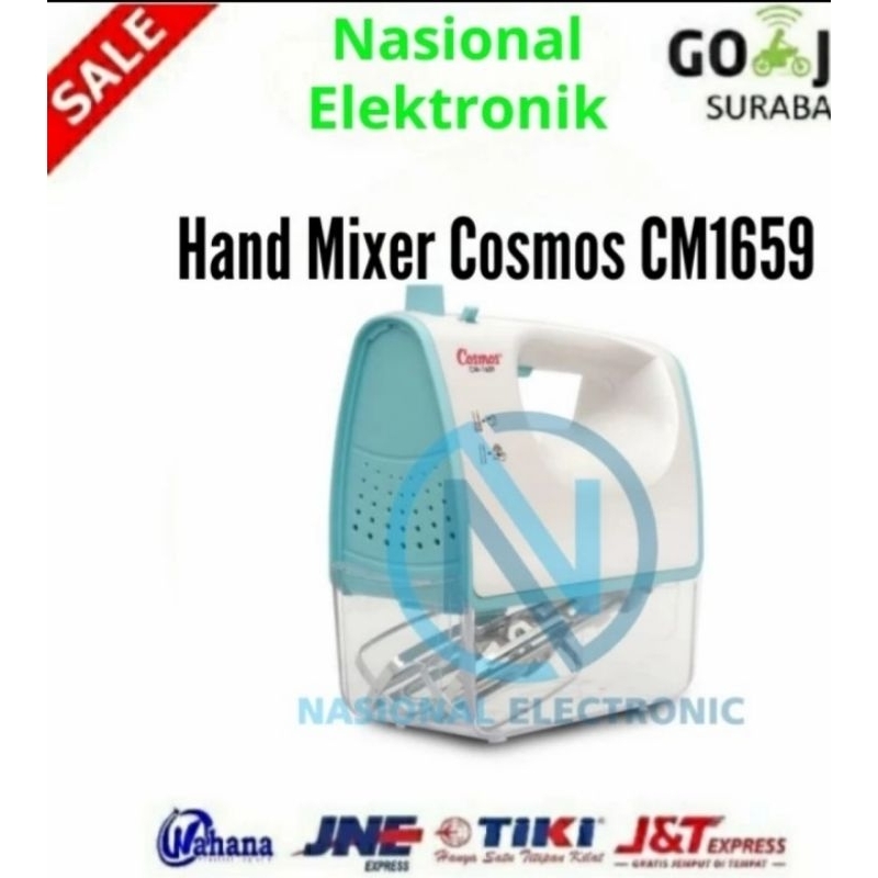 Mixer hand Cosmos CM1659/Mixer tangan Cosmos CM1659/Hand Mixer Cosmos CM-1659/Mixer Kue Cosmos CM1659